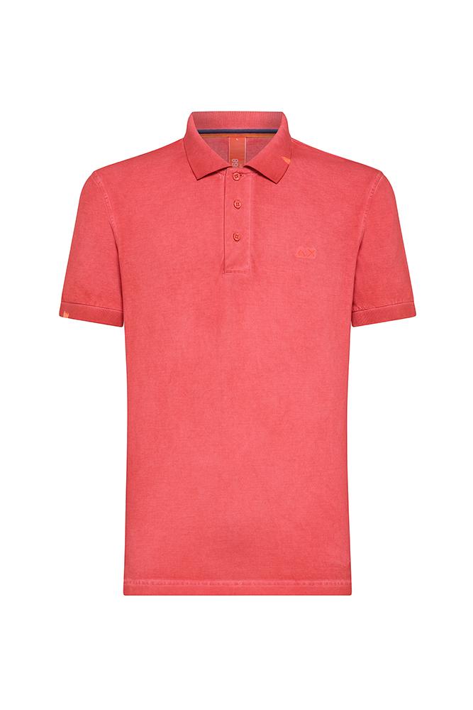 MAGLIA POLO UOMO ROSSO A34143 92LAMPONE SUN 68